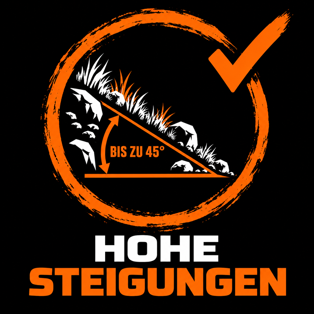 MÄHRILLA für hohe Steigungen